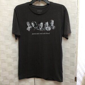 Supernatural family don't end with blood tee Large